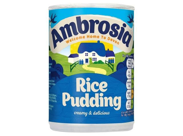 AMBROSIA CREAMED RICE PUDDING 400G