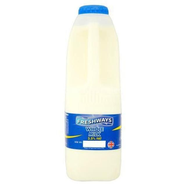 FRESHWAYS WHOLE MILK - 1L