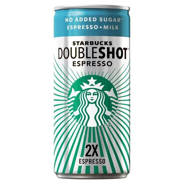 STARBUCKS DOUBLE SHOT ESPRESSO NO SUGAR 200ML