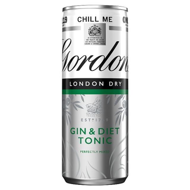 GORDON`S DIET TONIC CAN 250ML