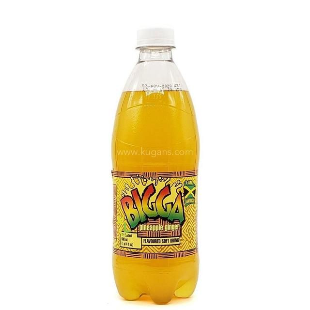 BIGGA PINEAPPLE FLAVOUR SOFT DRINK - 600ML