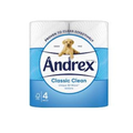 ANDREX CLASSIC CLEAN TOILET TISSUE 4 ROLLS