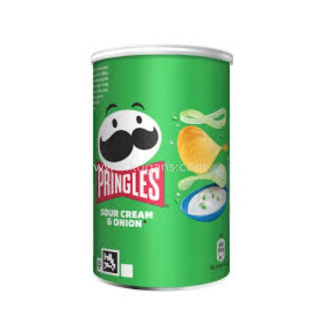 PRINGLES SOUR CREAM & ONION SHARING CRISPS 12X70G PMP