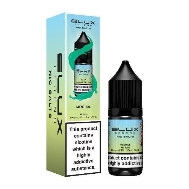 ELUX MENTHOL 10ML NIC SALT E-LIQUID BY LEGEND
