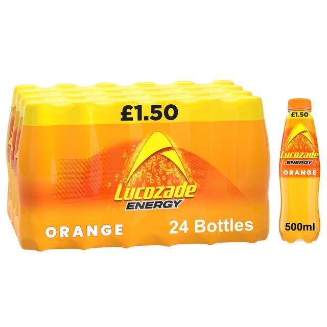 LUCOZADE ENERGY DRINK ORANGE 500ML PMP