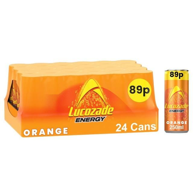LUCOZADE ENERGY DRINK ORANGE 250ML