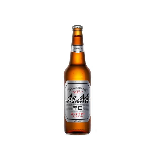 ASAHI SUPER DRY BEER BOTTLE 12 X 620ML
