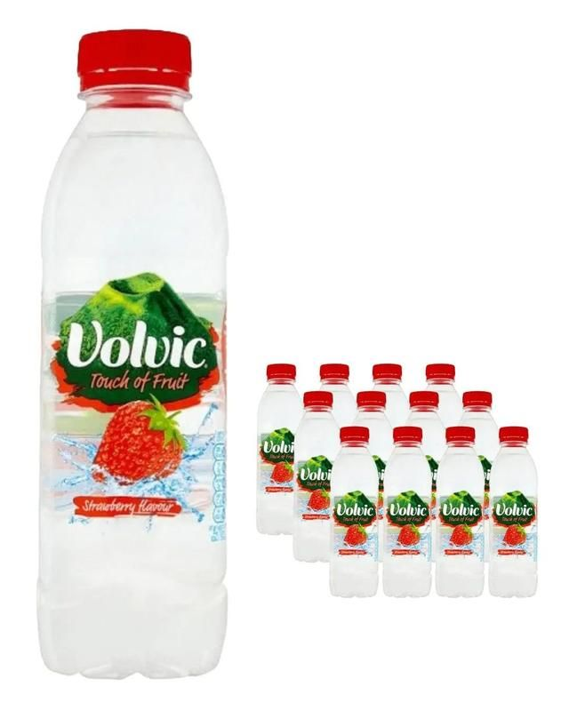 VOLVIC TOUCH OF FRUIT - STRAWBERRY 500ML