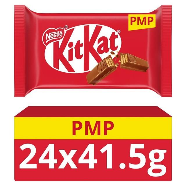 KITKAT 4 FINGER MILK CHOCOLATE BISCUIT BAR 41.5G PMP 89P