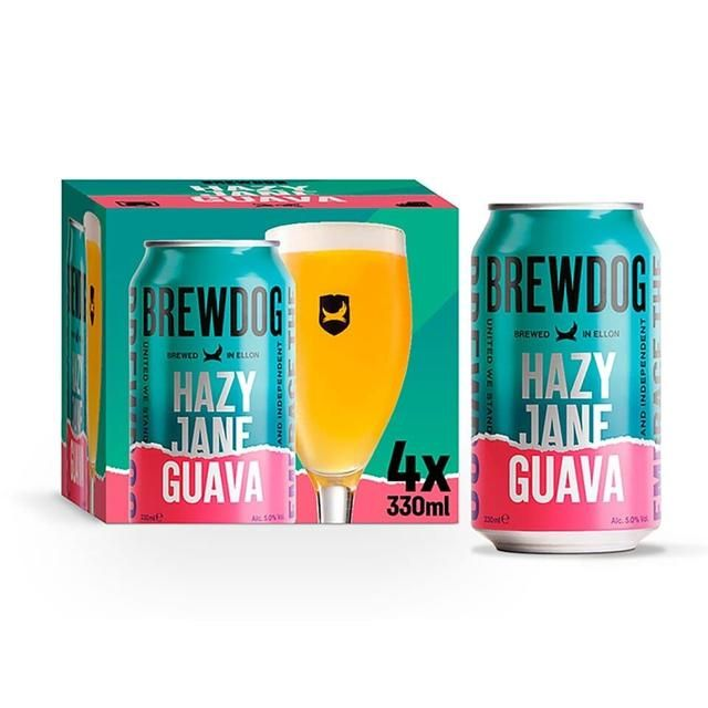 BREWDOG HAZY JANE GUAVA NEW ENGLAND IPA 4 X 330ML