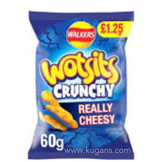 WALKERS BAKED WOTSITS REALLY CHEESY