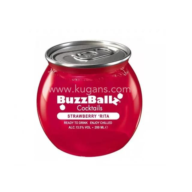 BUZZBALLZ STRAWBERRY `RITA COCKTAILS 200ML