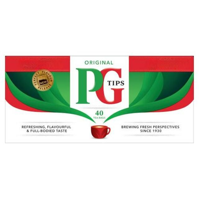 PG TIPS ORIGINAL TEA BAGS - 40`S
