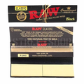 RAW CLASSIC BLACK CONNOISSEUR KING SIZE SLIM PAPERS & TIPS