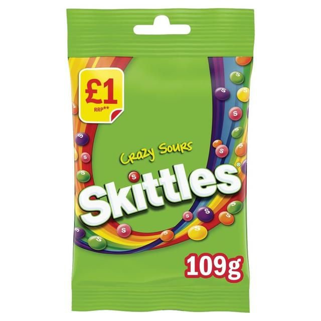 SKITTLES CRAZY SOURS 109G