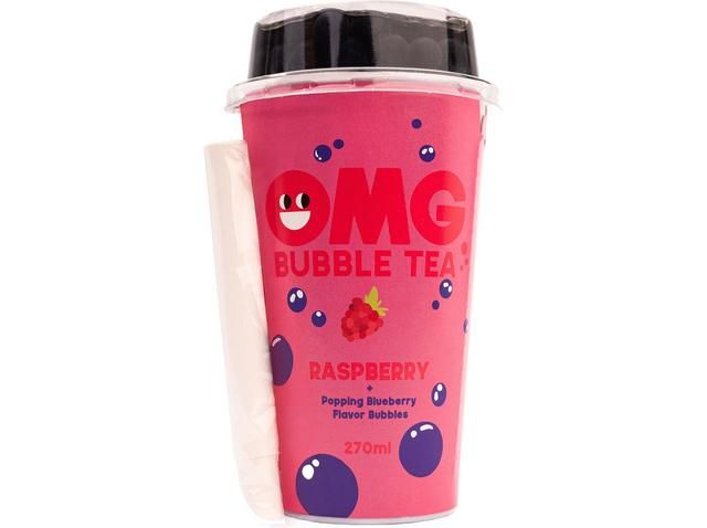 OMG RASPBERRY BUBBLE TEA - 270ML