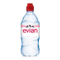 EVIAN NATURAL MINERAL WATER WITH SPORTS CAP 750ML