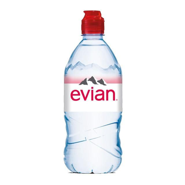 EVIAN NATURAL MINERAL WATER WITH SPORTS CAP 750ML