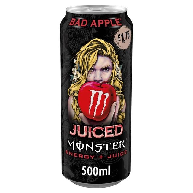 MONSTER ENERGY DRINK BAD APPLE 500ML PMP