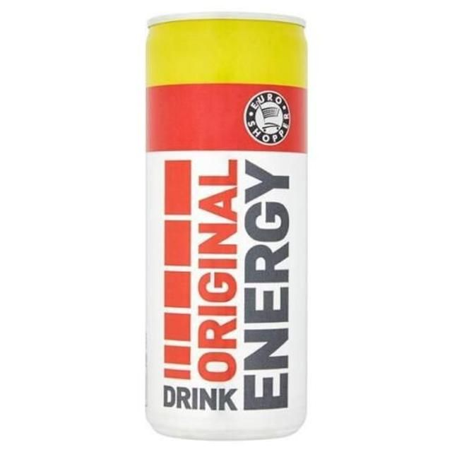 PREMIER KIRKCONNEL EURO SHOPPER ENERGY DRINK CAN 250ML